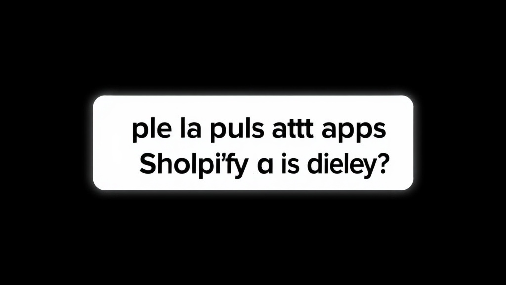 Illustration : Pourquoi la plupart des listes d'apps Shopify sont inutiles
