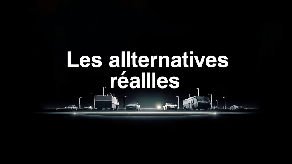 Illustration : Les alternatives réelles en 2025