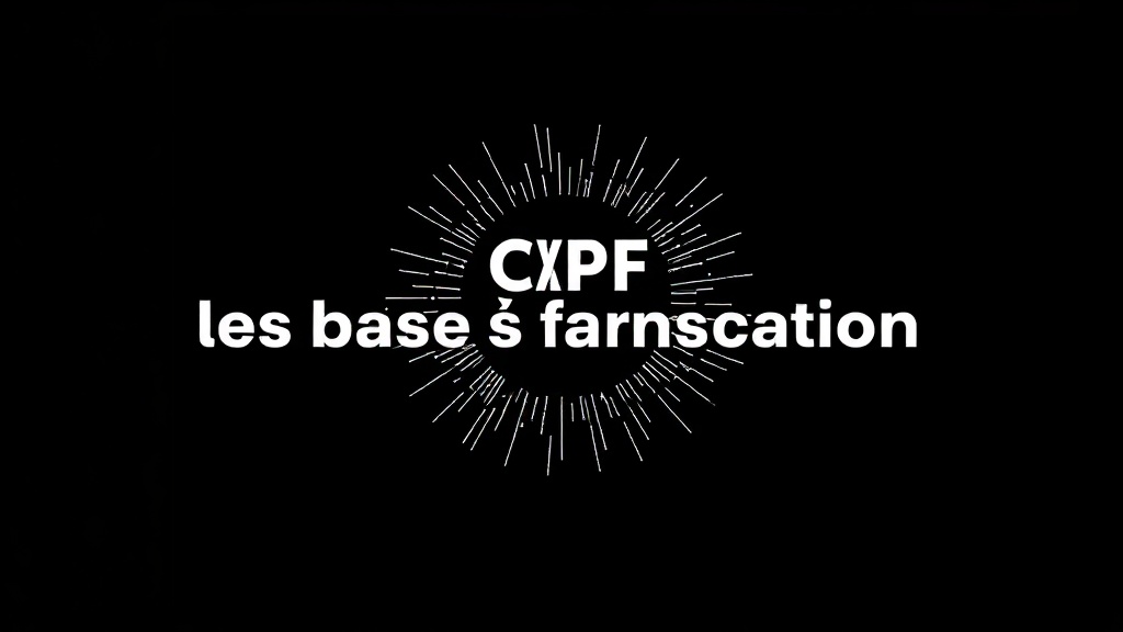 Illustration : CPF Formation : les bases sans chichi