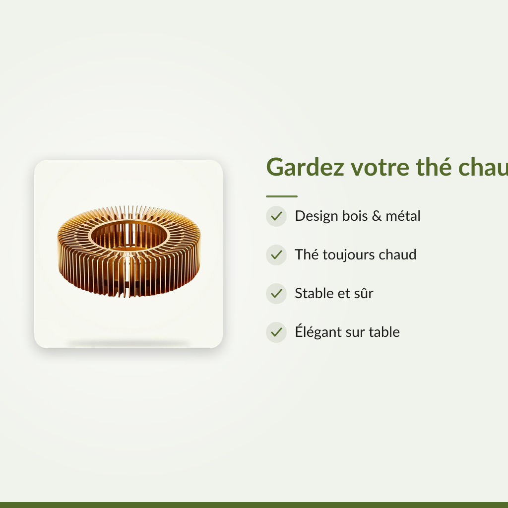 Ton thé chaud, jusqu'à la dernière tasse