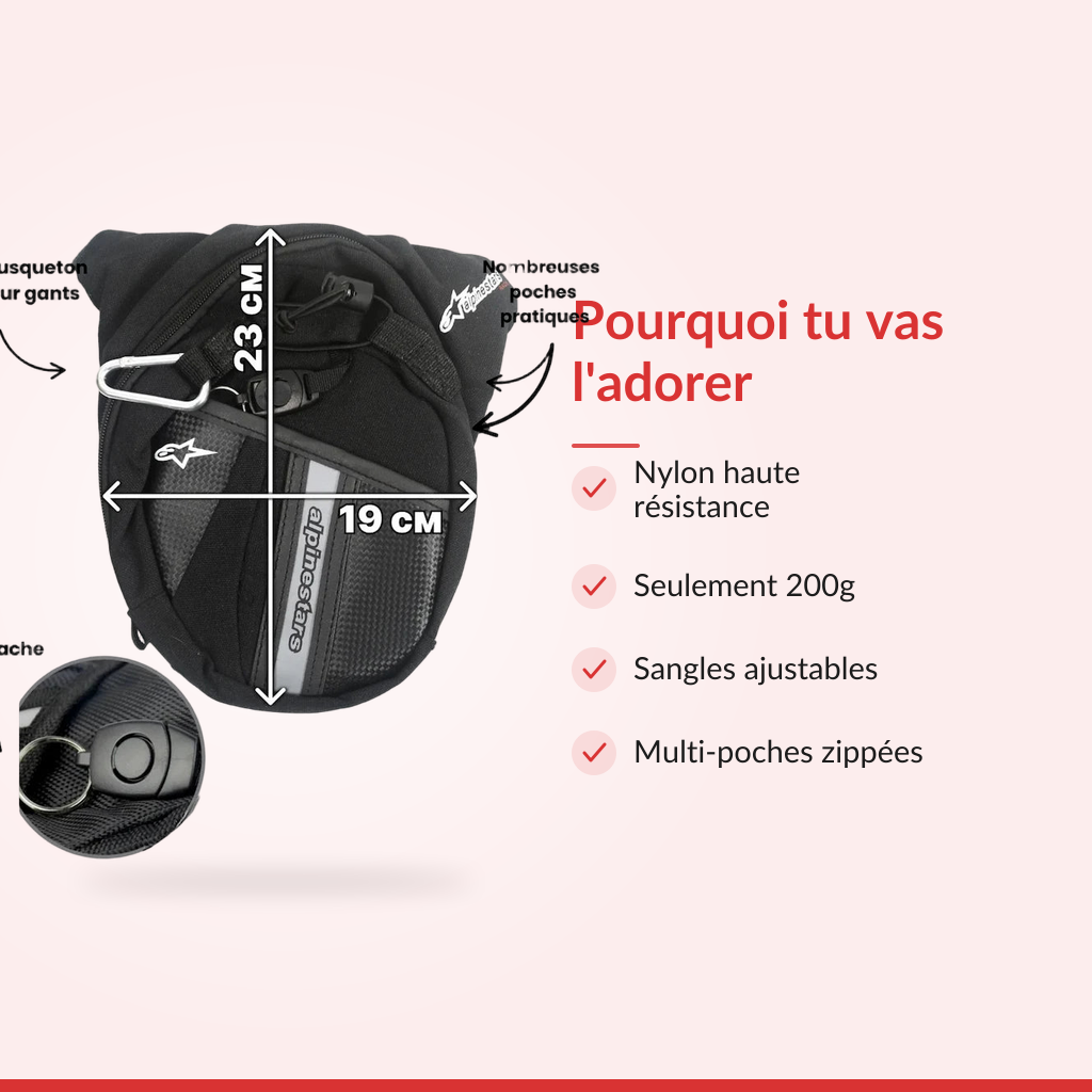 Vos essentiels à portée, sans alourdir vos poches