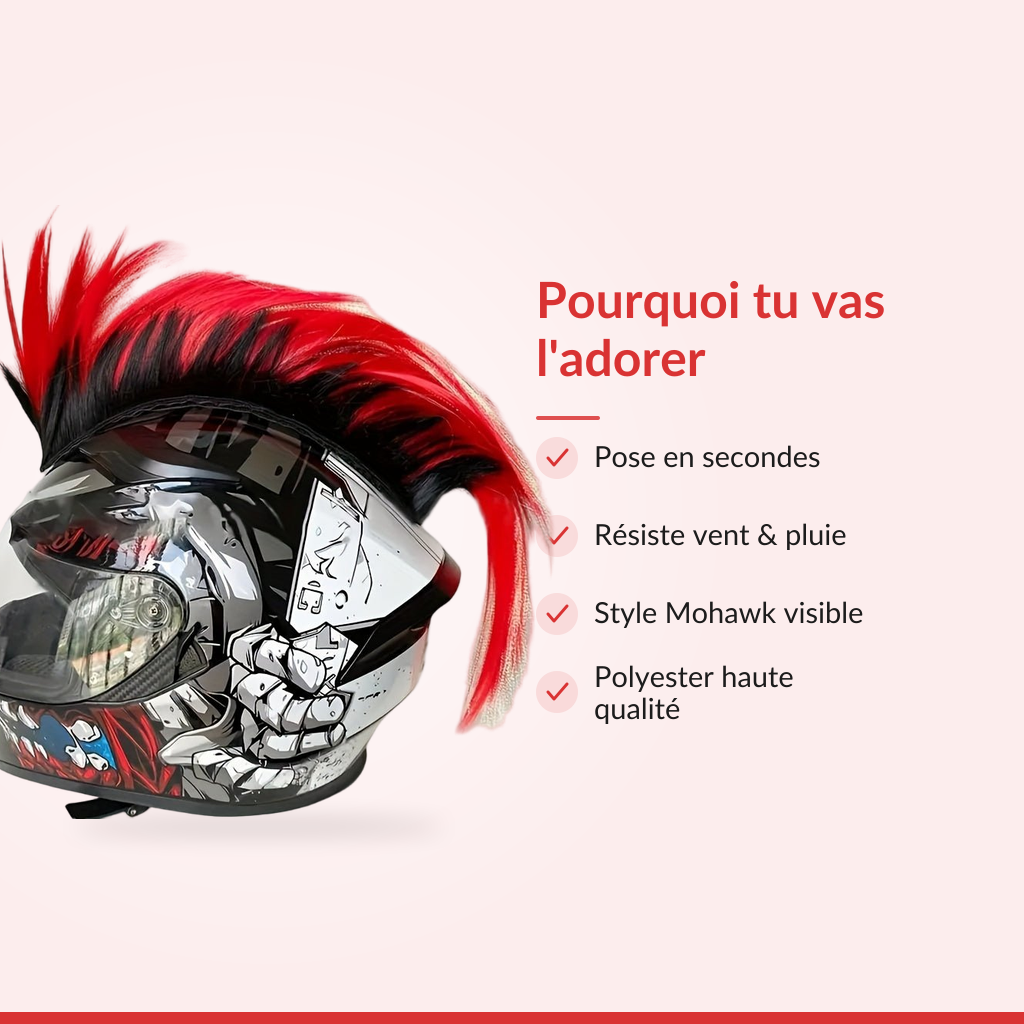 Ton casque, ton caractère, ta crête