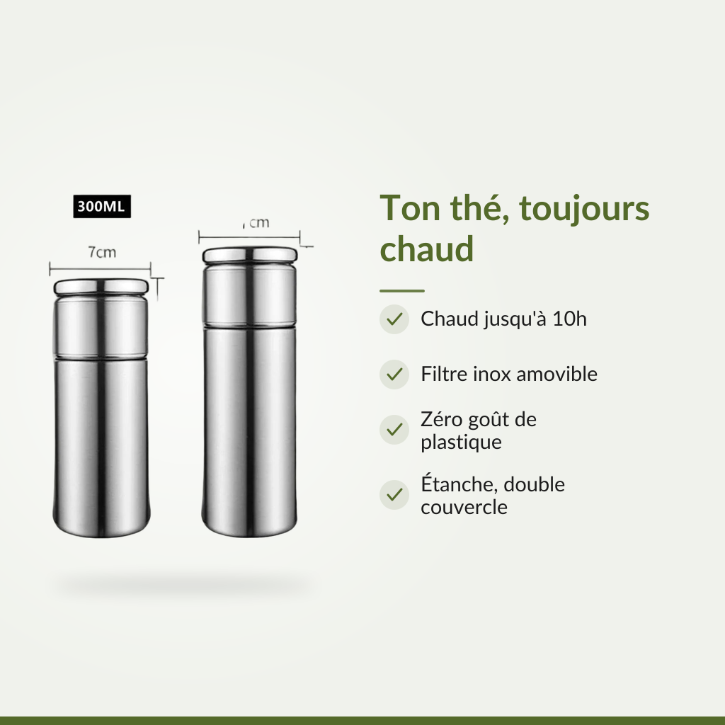 Ton thé encore chaud à midi, promis