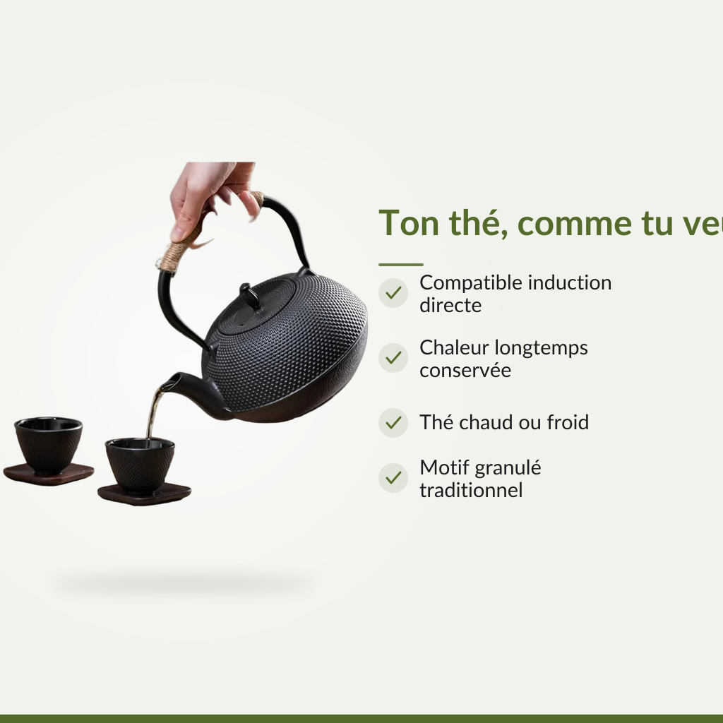 Ton thé chaud, longtemps après l'infusion