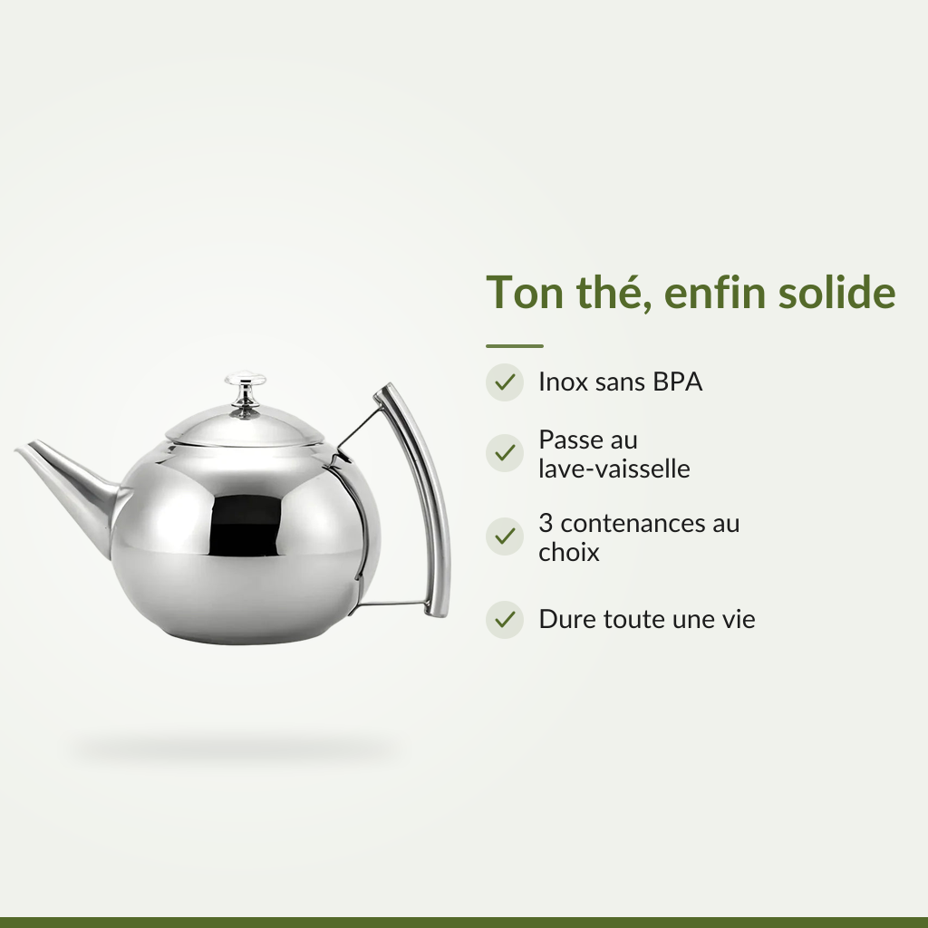 La théière inox qui dure toute une vie