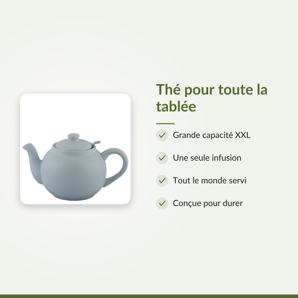 Plus jamais à court de thé à table