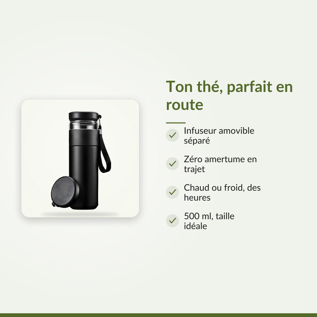 Ton thé reste bon, même en chemin
