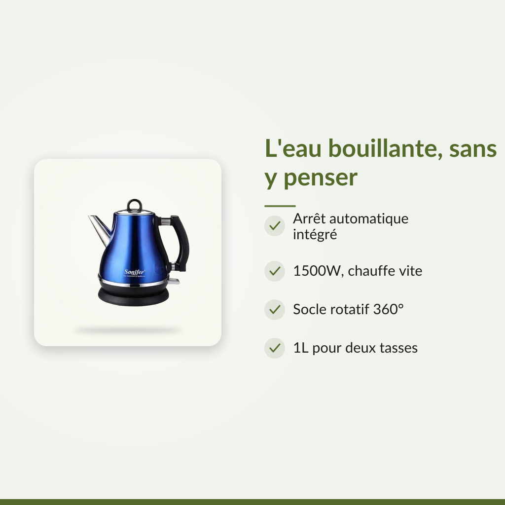 L'eau bouillante, vite et sans y penser