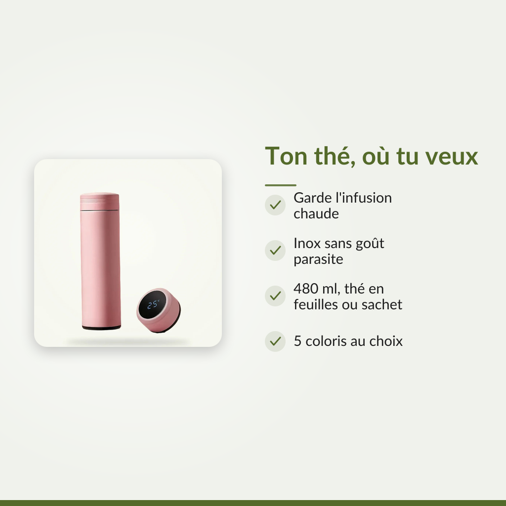 Ton thé chaud, où que tu sois