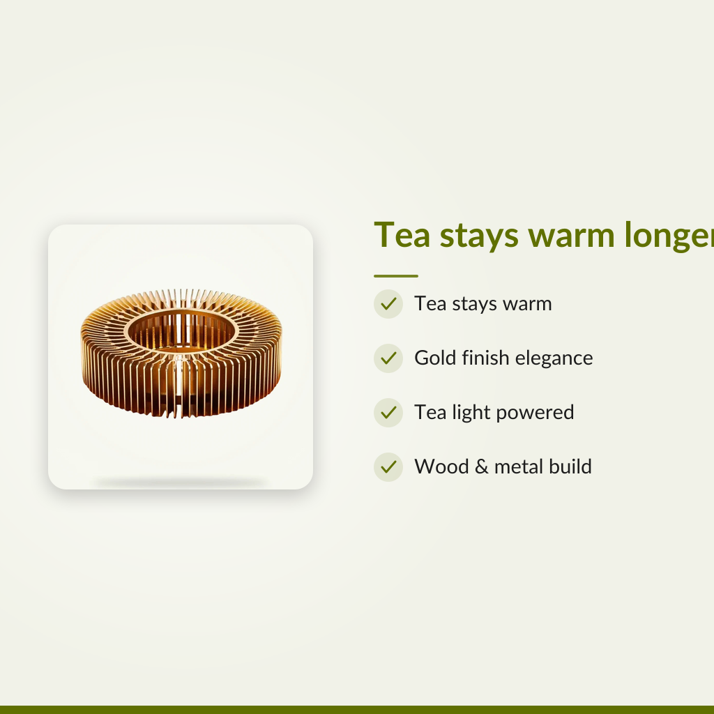 Warm tea, start to finish, no rushing