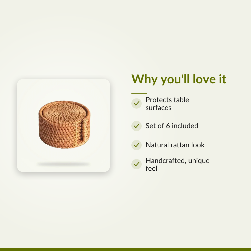 Rattan Saucers That Make Tea Feel Intentional