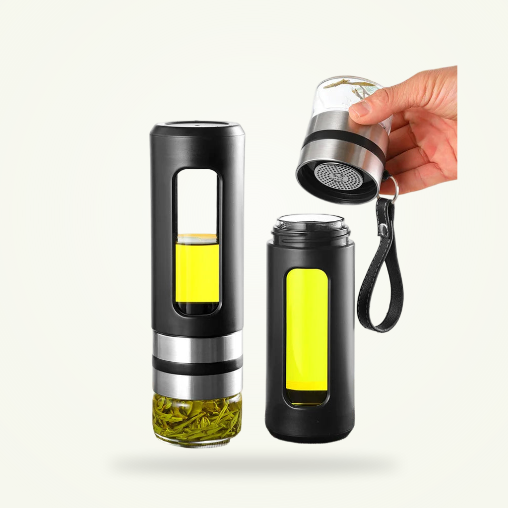 Verre, infuseur intégré, 500 ml pile poil