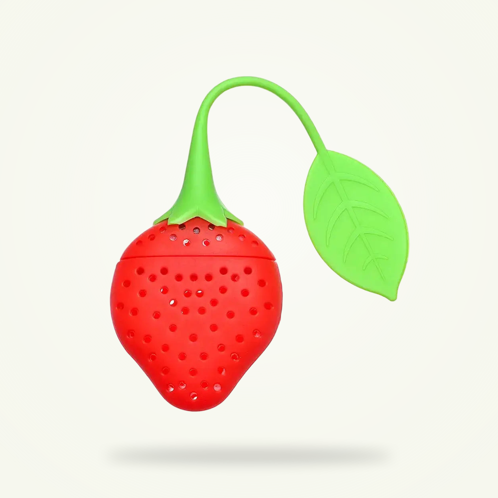 Un infuseur silicone fraise qui rassure