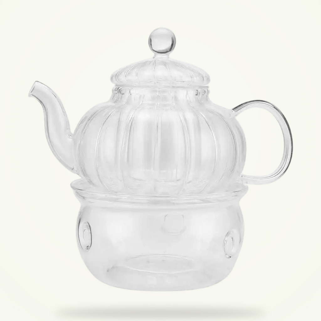 Double Wall Glass Teapot Built to Impress