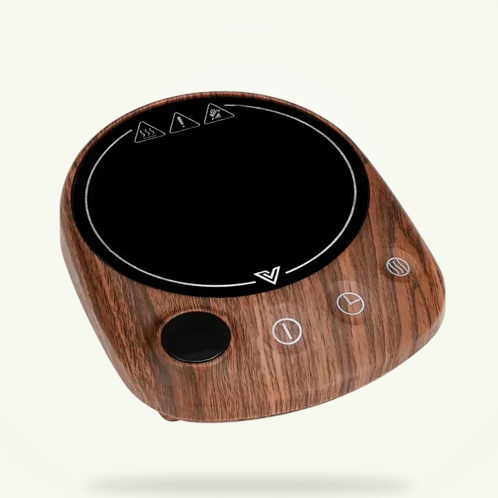 A desk mug warmer that actually looks good