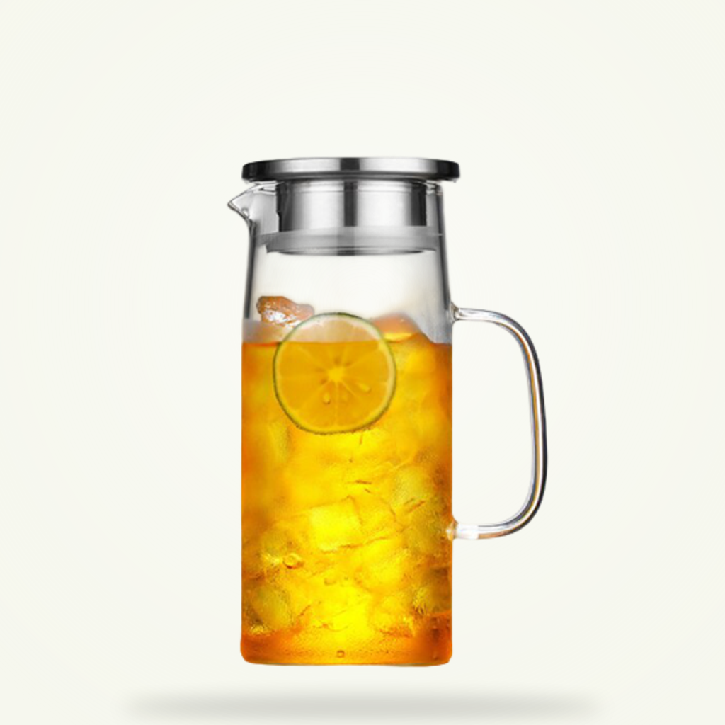 Clear glass, clean lines, tight lid