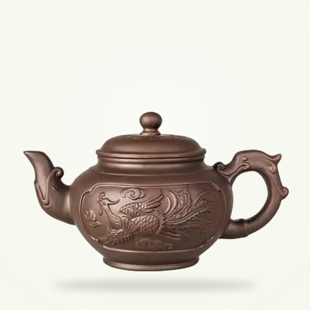 Real Yixing Clay, Hand-Carved Rooster