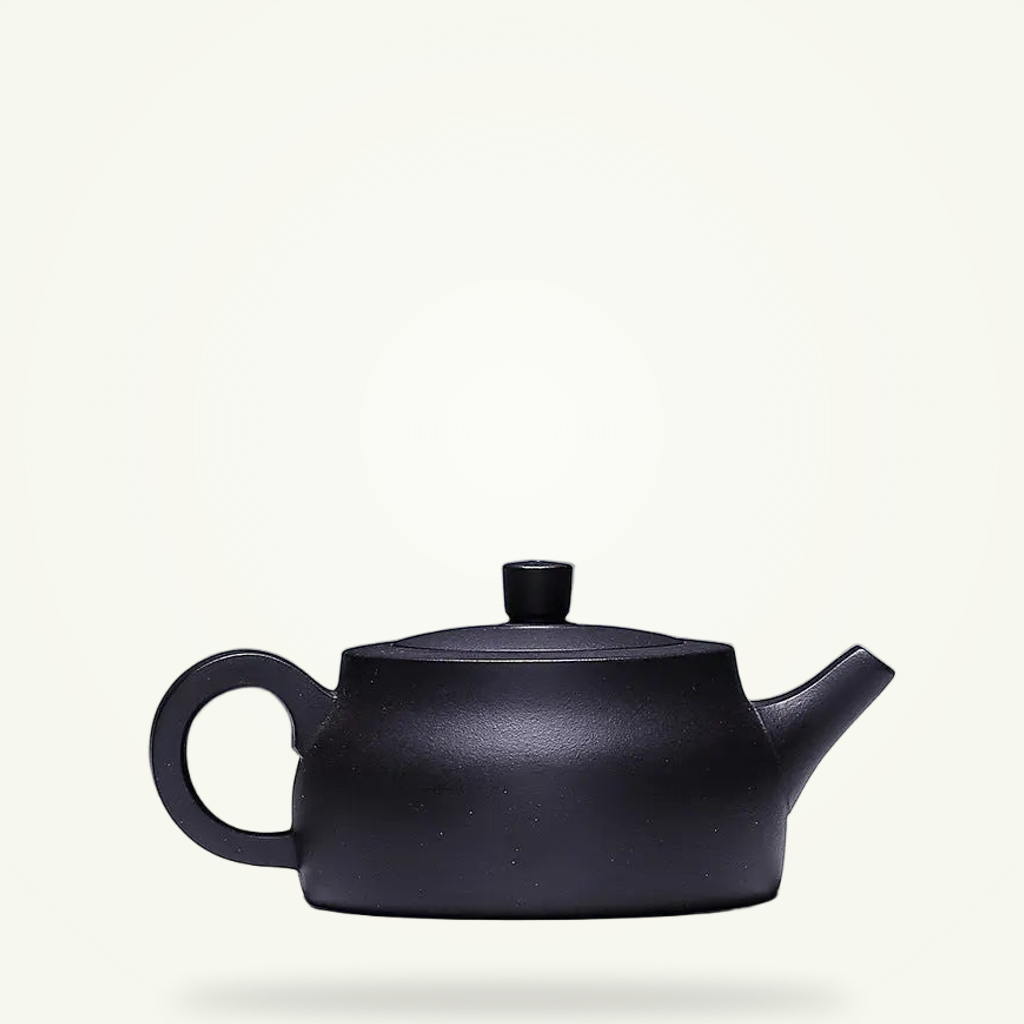 Real Black Zisha Clay, Flower Motif