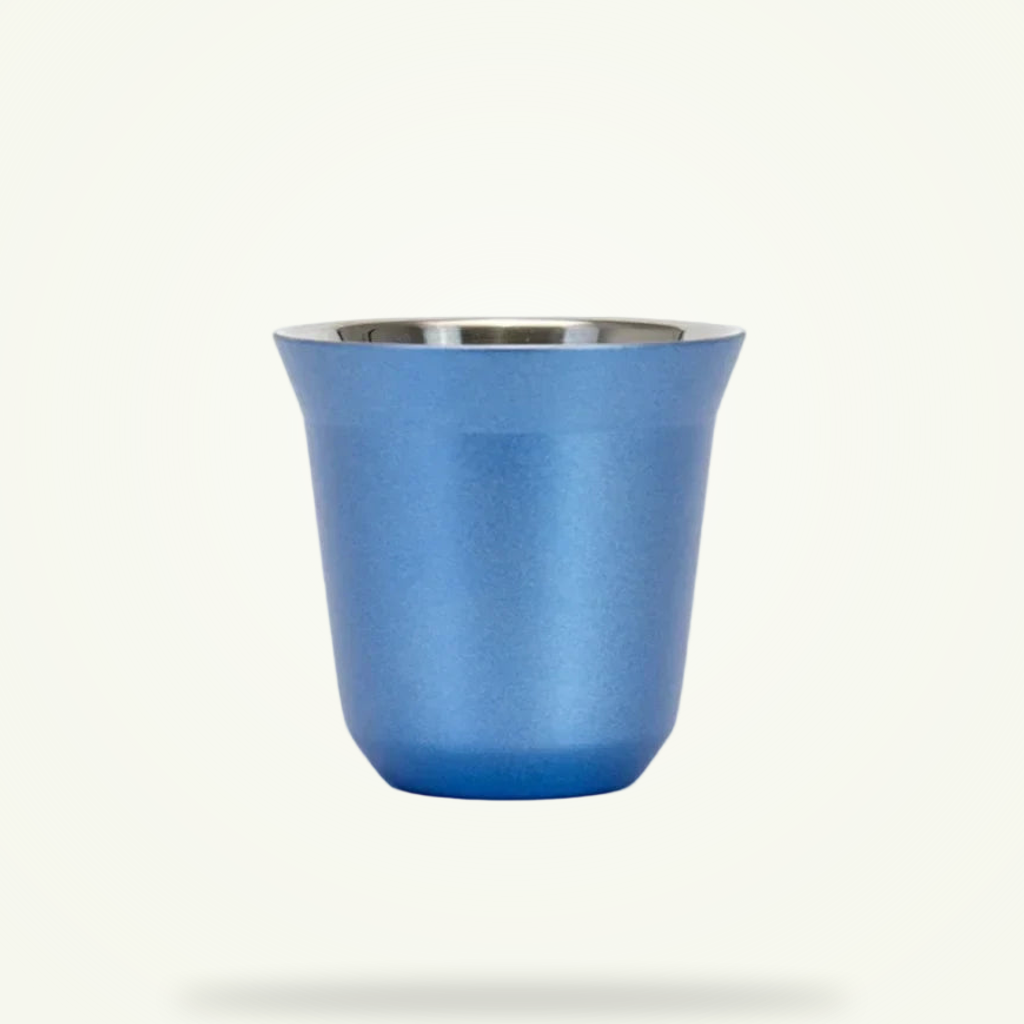 Stainless steel espresso cups, unbreakable