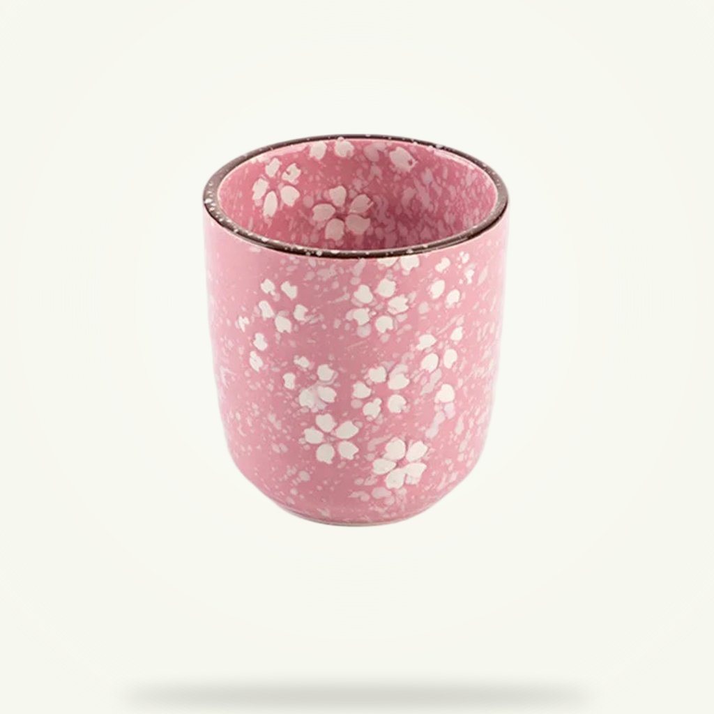 Underglaze sakura fired for keeps