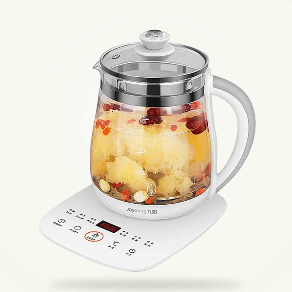Borosilicate glass carafe, one-hand filter