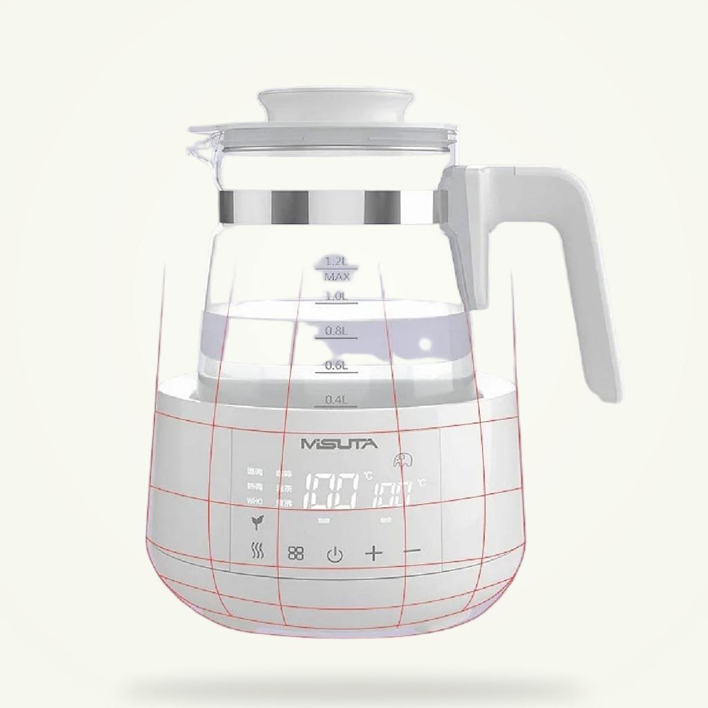 Borosilicate glass, degree-precise control