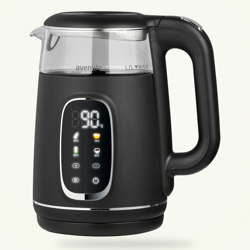 Clear glass, fast boil, always ready