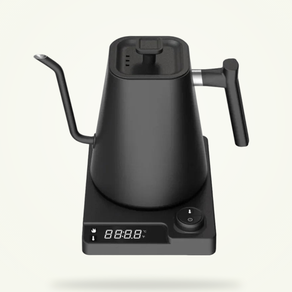 Matte black gooseneck design, thoughtfully made
