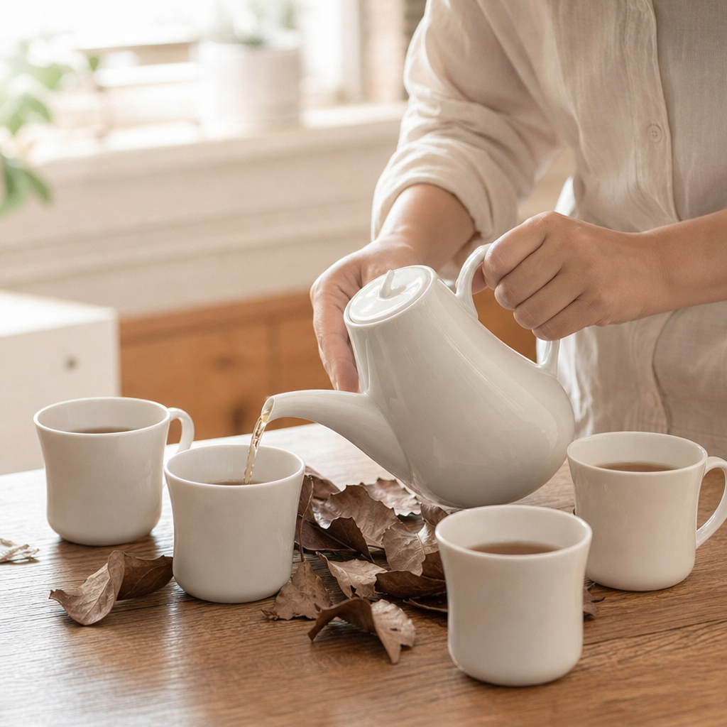 Four Cups, One Pot, One Good Morning