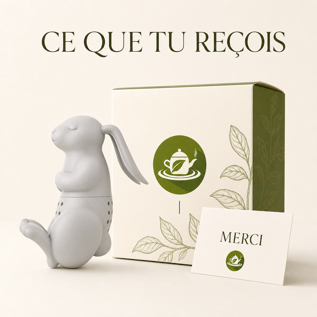 Un infuseur lapin, prêt à l'emploi