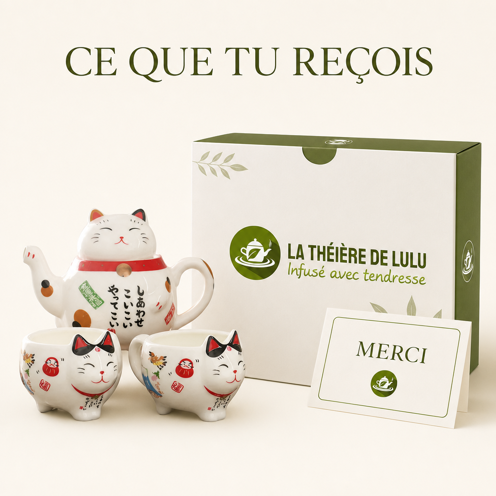 Une théière, deux tasses, tout est là