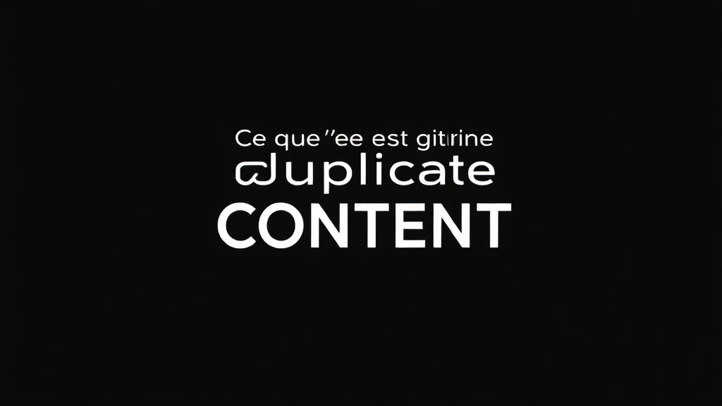 Illustration : Ce qu'est vraiment le duplicate content (et ce qu'il n'est pas)