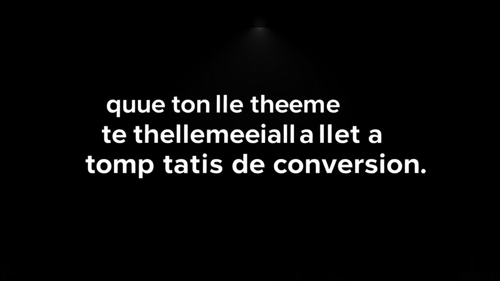 Illustration : Ce que ton thème fait réellement à ton taux de conversion