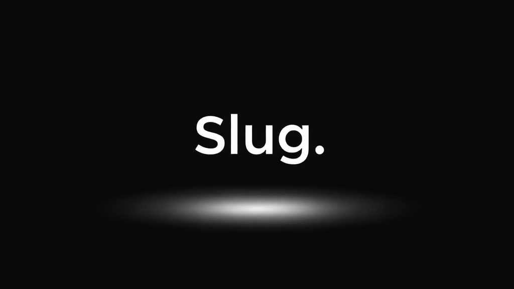 Illustration : Slug et structure d'URL globale