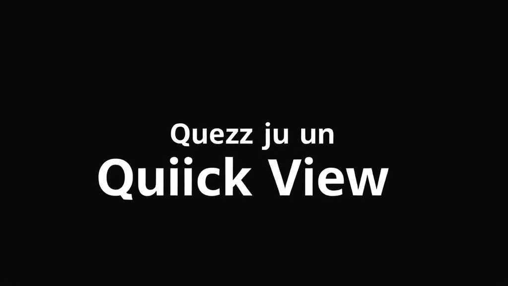 Illustration : Pourquoi un Quick View plugin sur WooCommerce
