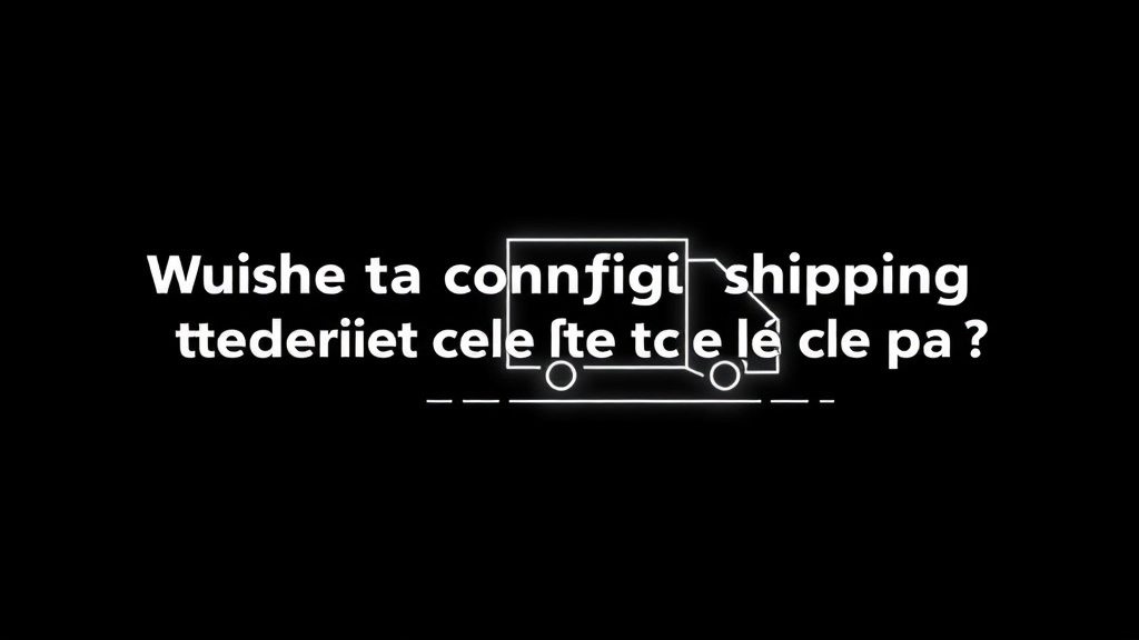 Illustration : Pourquoi ta config shipping te coûte cher (et tu ne le sais pas)